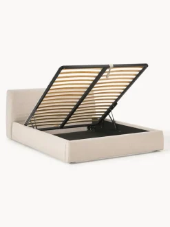Cama tapizada con espacio de almacenamiento Cloud