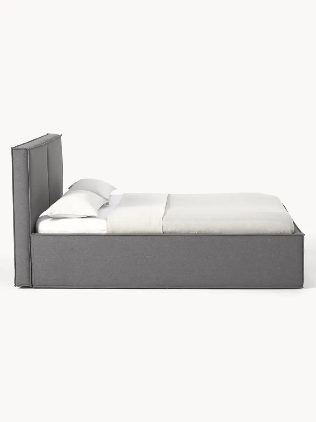 Cama tapizada con espacio de almacenamiento Dream