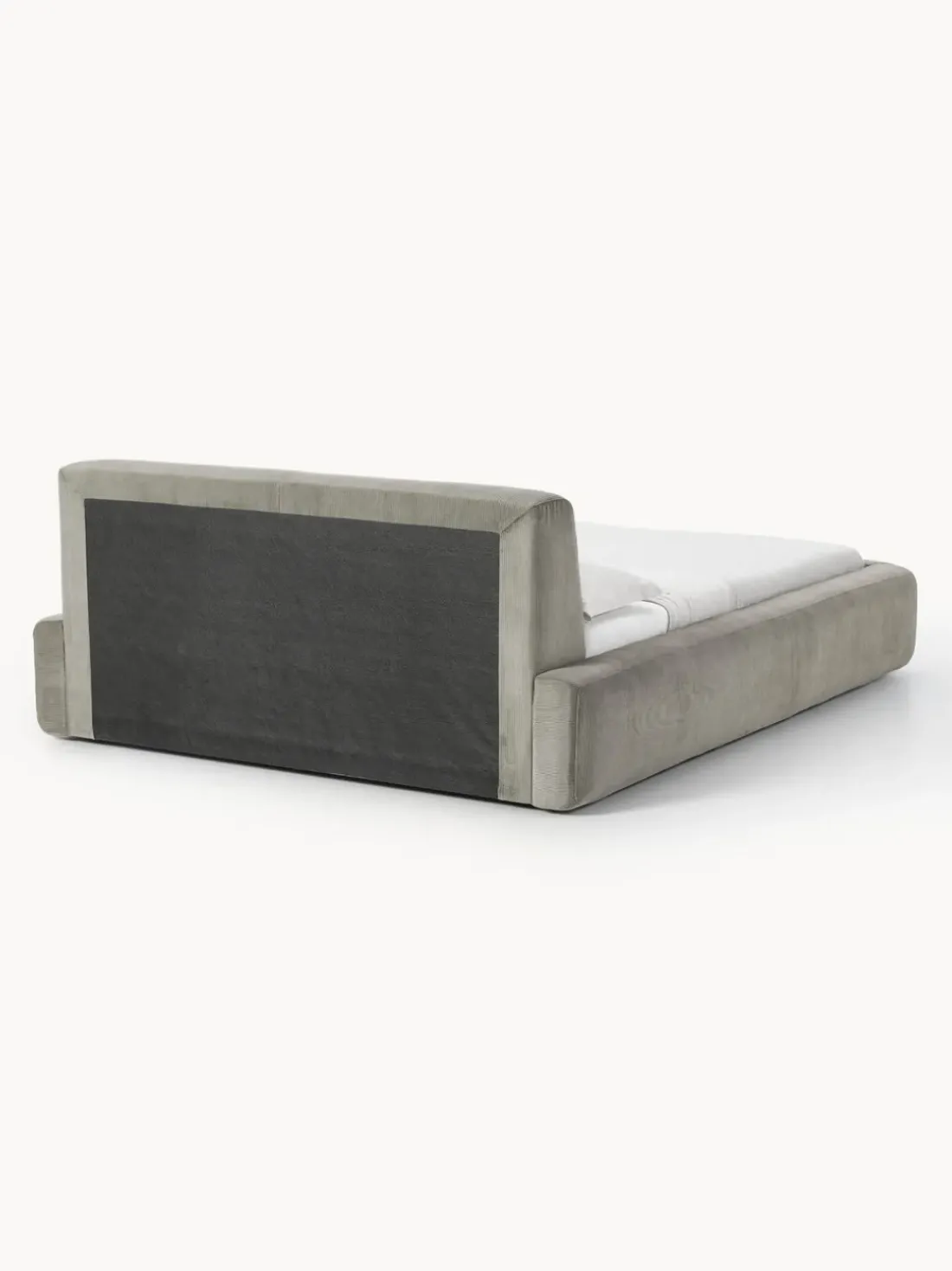 Cama tapizada con espacio de almacenamiento Melva