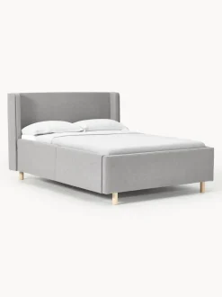 Cama tapizada con espacio de almacenamiento Arche