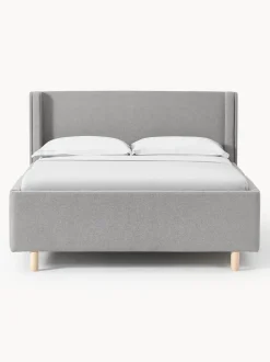 Cama tapizada con espacio de almacenamiento Arche