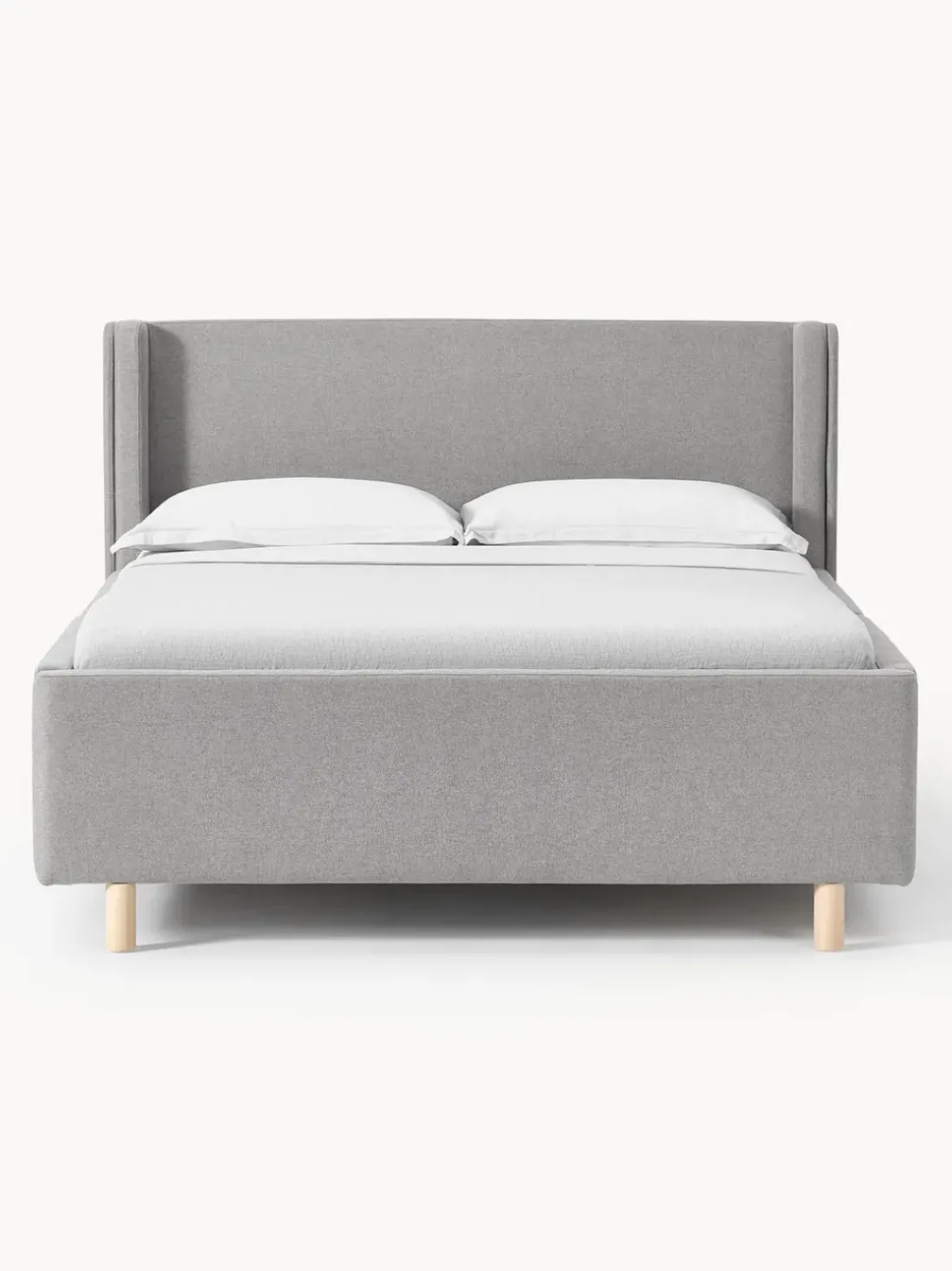 Cama tapizada con espacio de almacenamiento Arche
