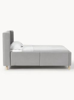 Cama tapizada con espacio de almacenamiento Arche