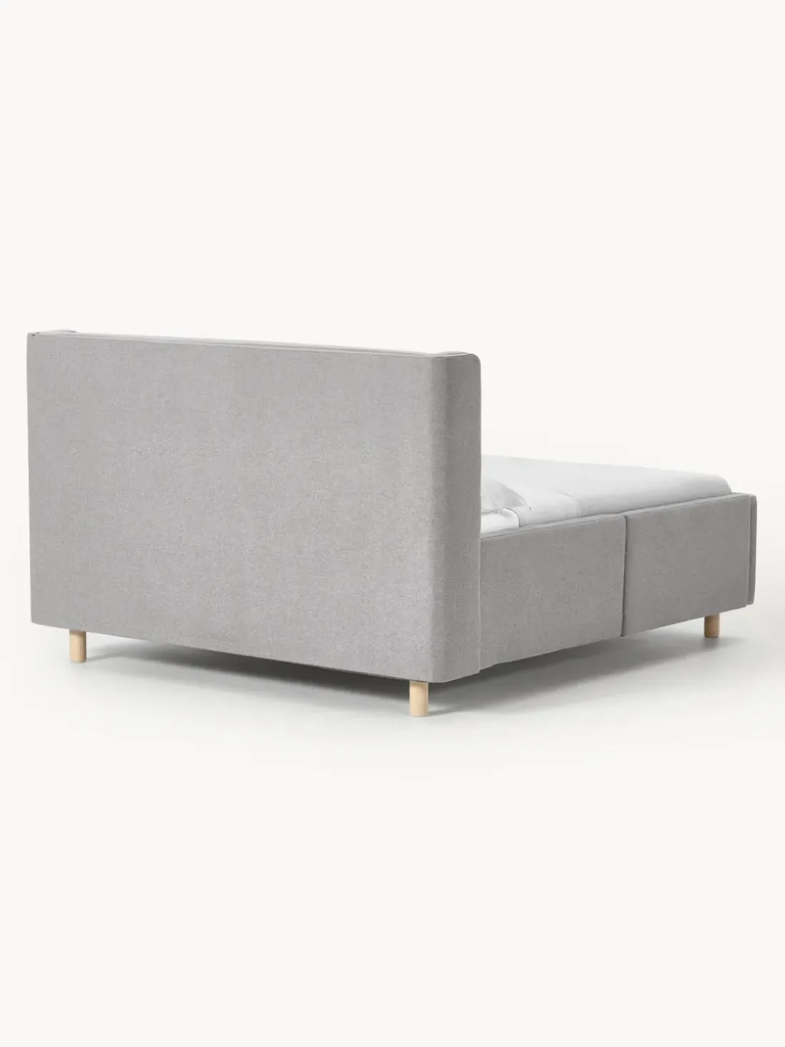 Cama tapizada con espacio de almacenamiento Arche