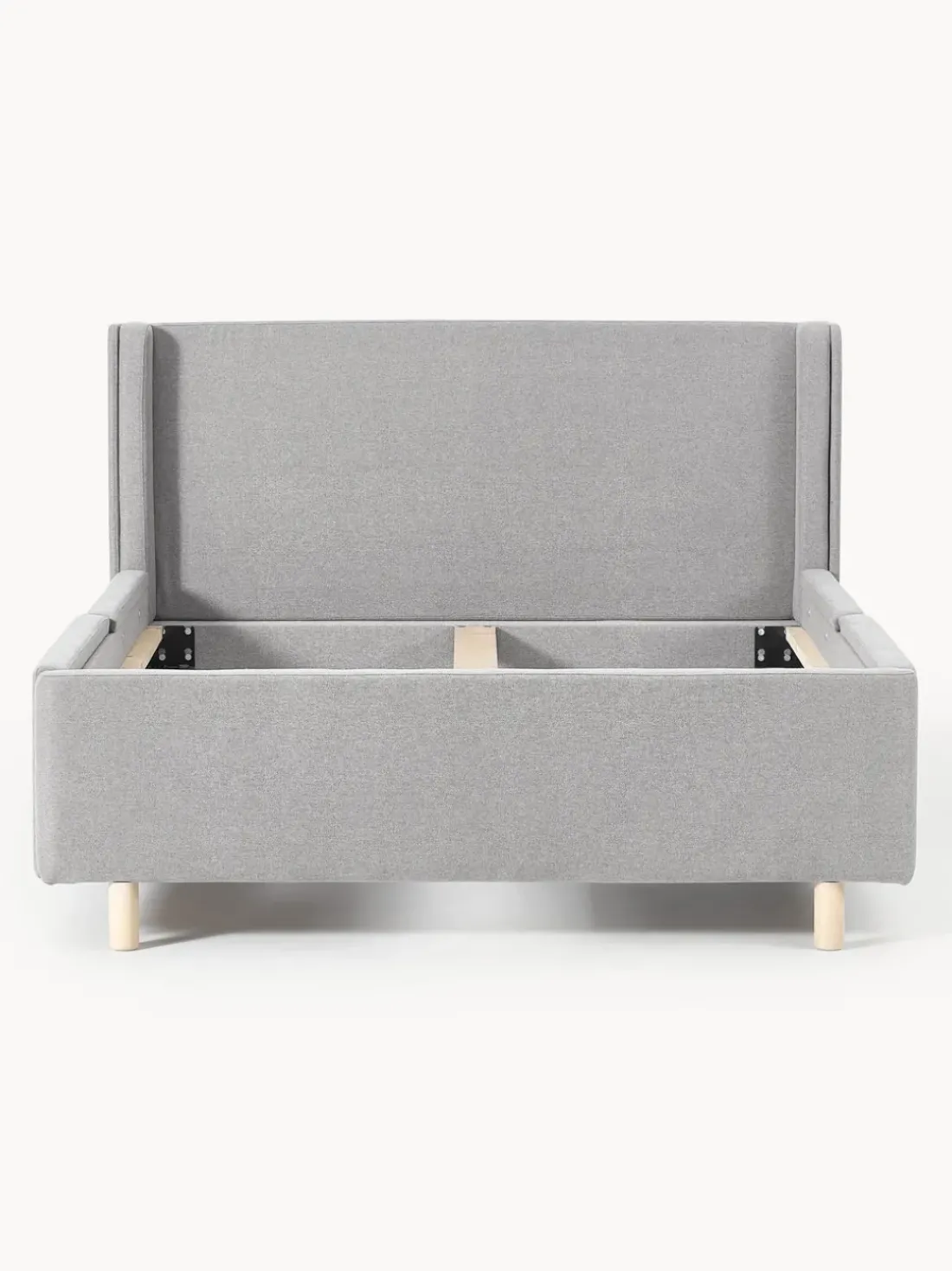 Cama tapizada con espacio de almacenamiento Arche