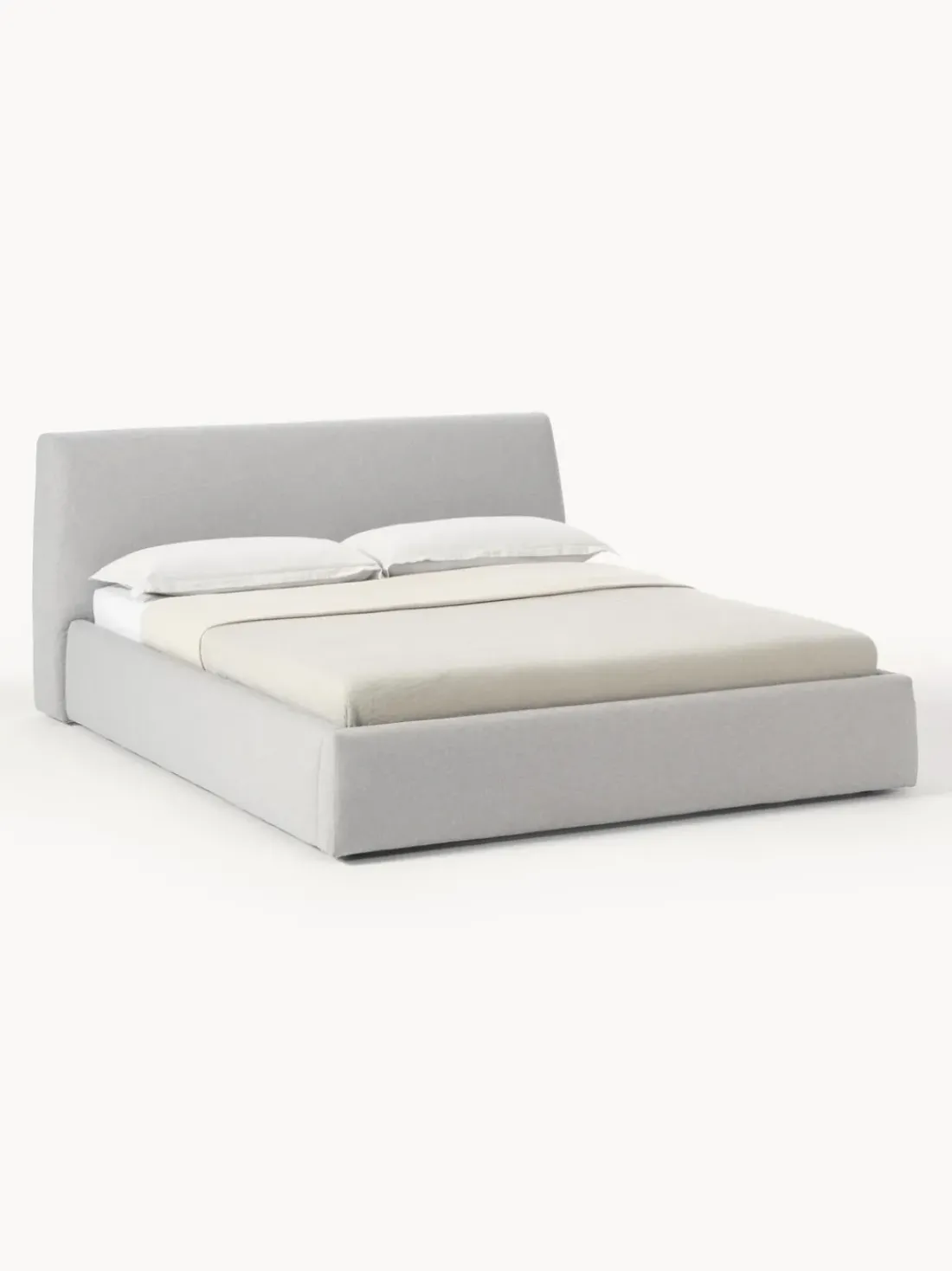 Cama tapizada con espacio de almacenamiento Cloud