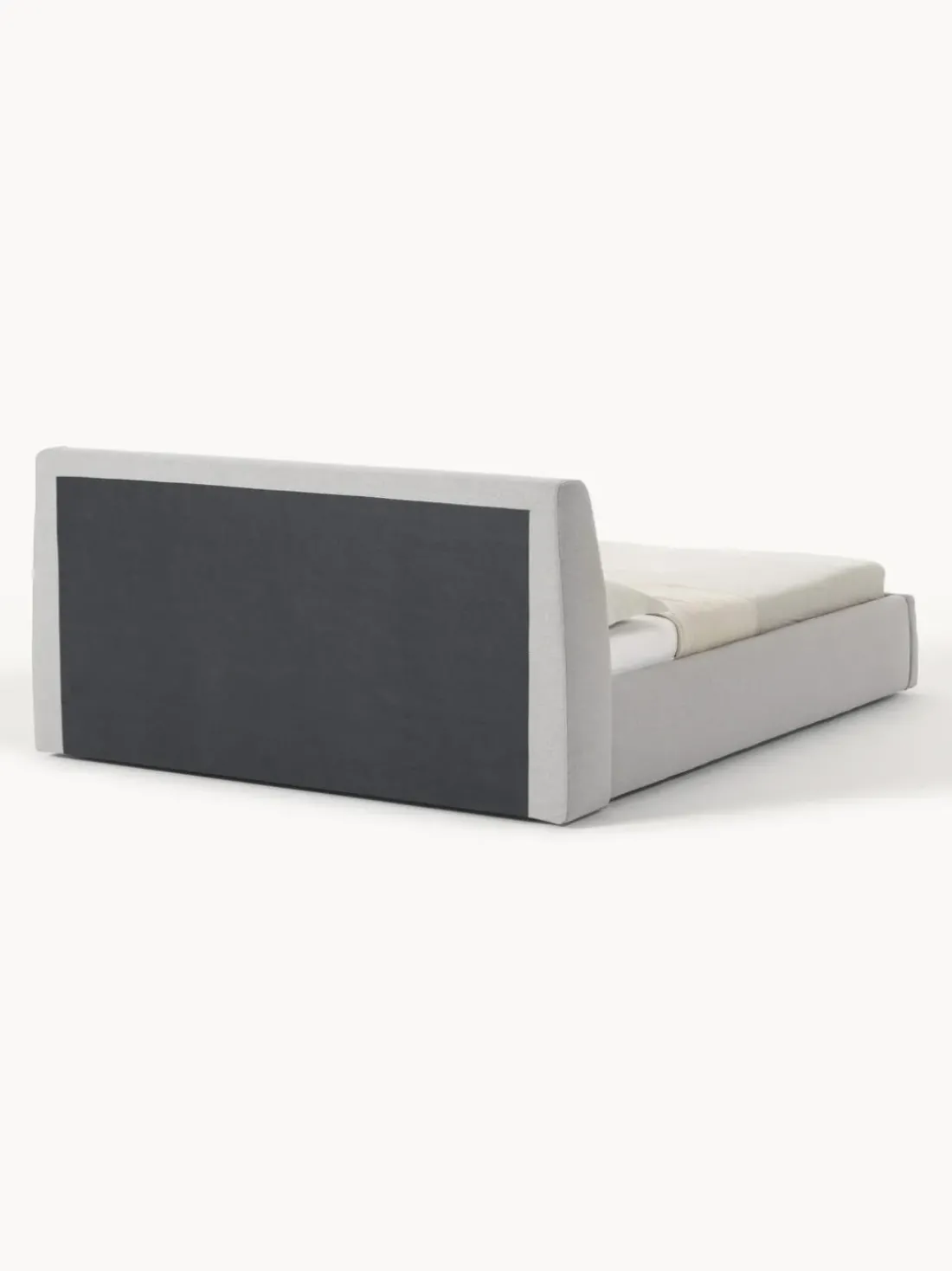 Cama tapizada con espacio de almacenamiento Cloud