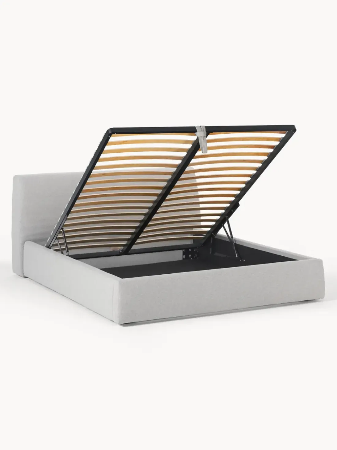 Cama tapizada con espacio de almacenamiento Cloud