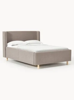 Cama tapizada con espacio de almacenamiento Arche