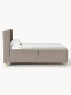 Cama tapizada con espacio de almacenamiento Arche