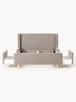 Cama tapizada con espacio de almacenamiento Arche