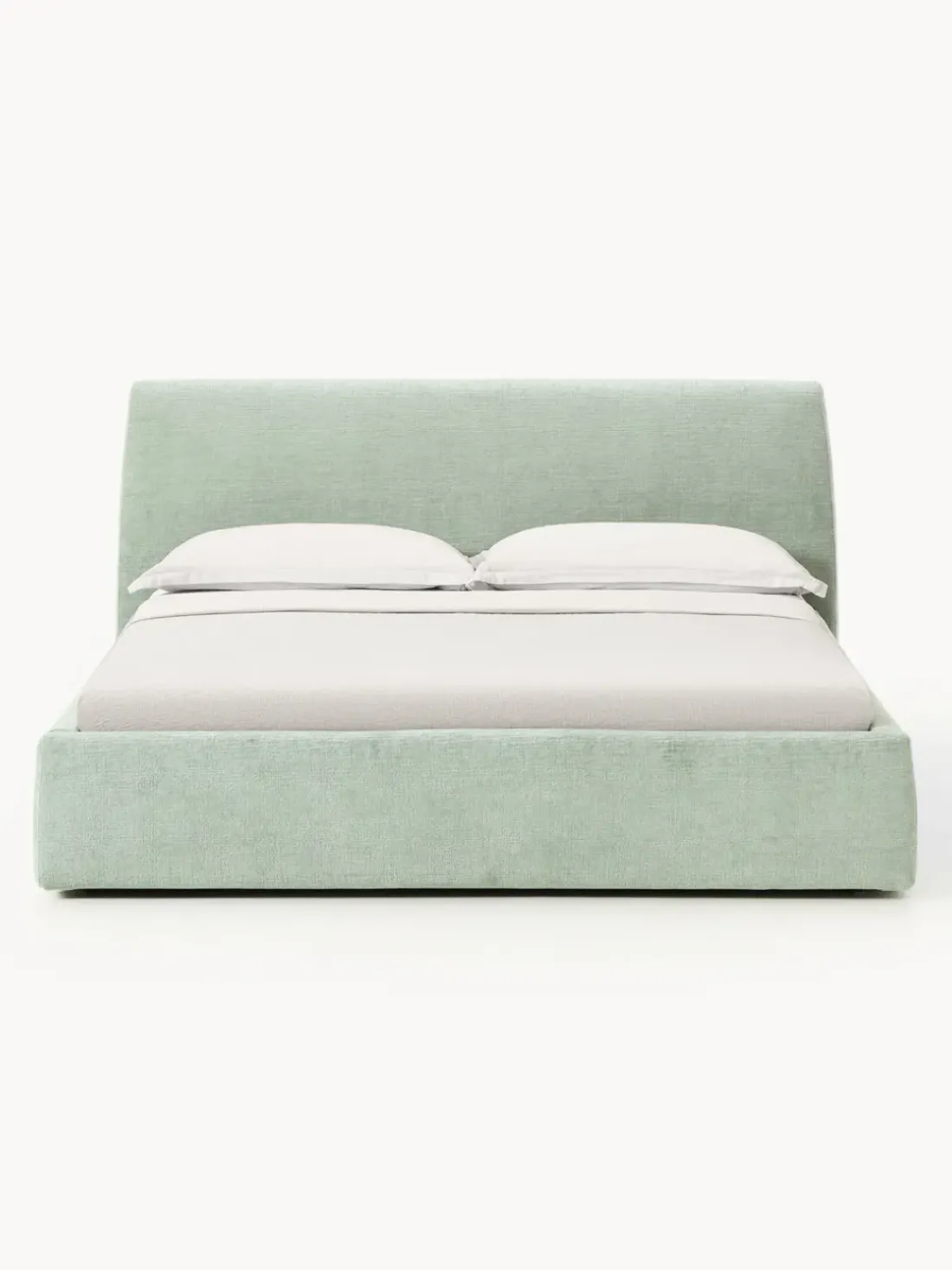 Cama tapizada con espacio de almacenamiento Cloud