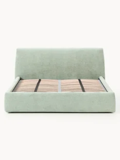 Cama tapizada con espacio de almacenamiento Cloud