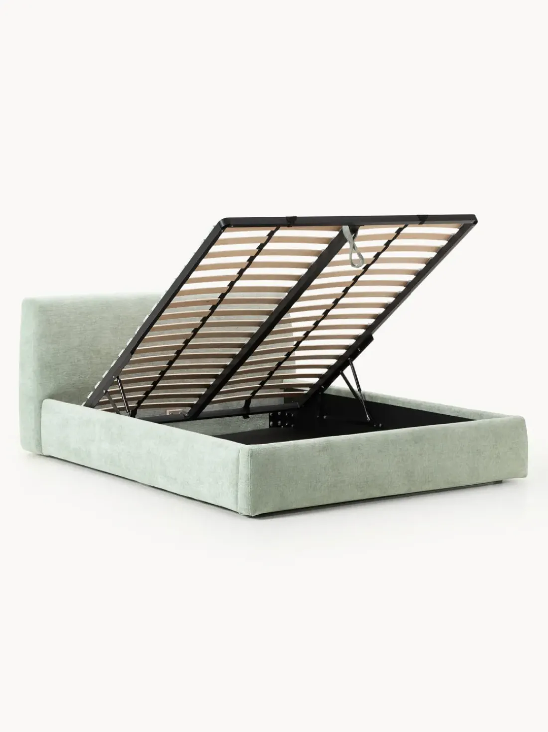 Cama tapizada con espacio de almacenamiento Cloud