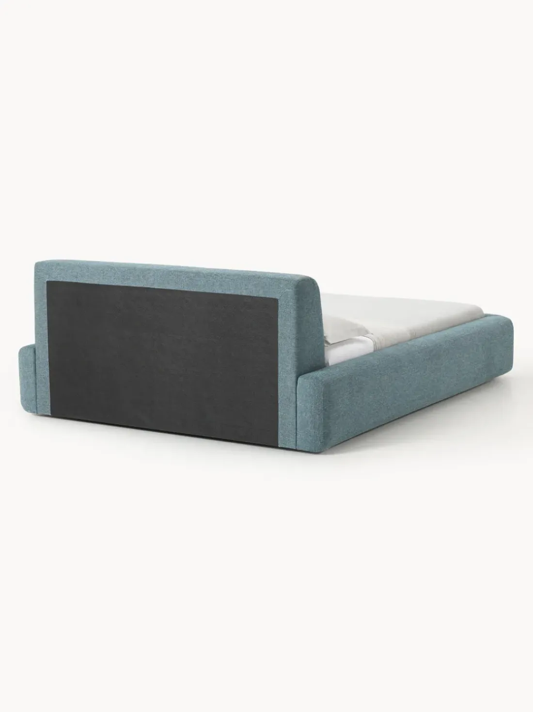 Cama tapizada con espacio de almacenamiento Melva