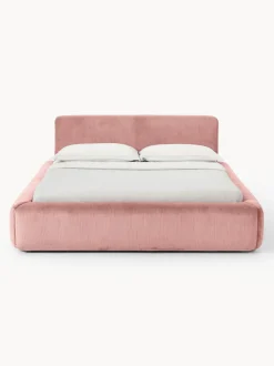 Cama tapizada con espacio de almacenamiento Melva