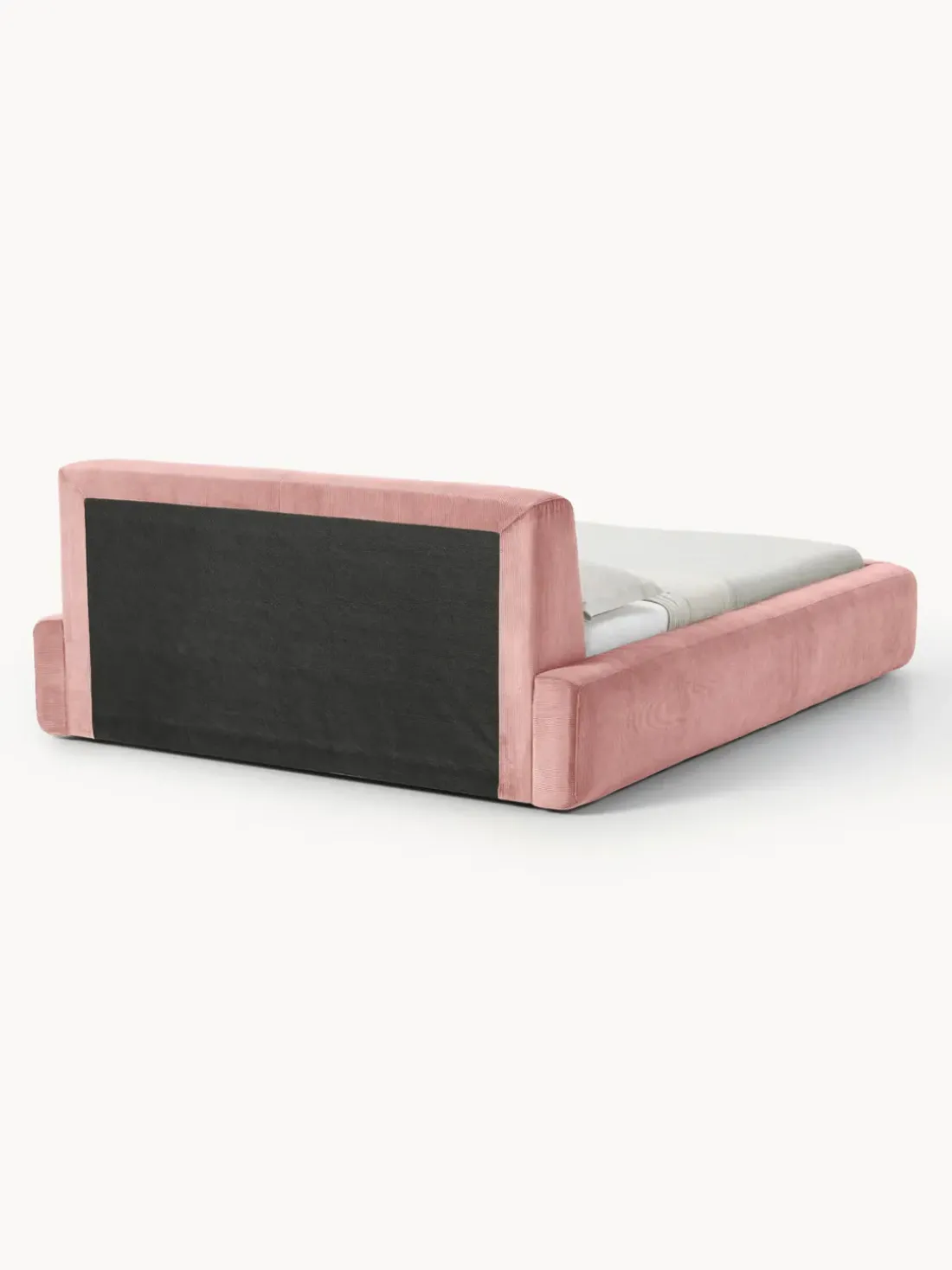 Cama tapizada con espacio de almacenamiento Melva