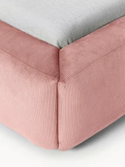 Cama tapizada con espacio de almacenamiento Melva