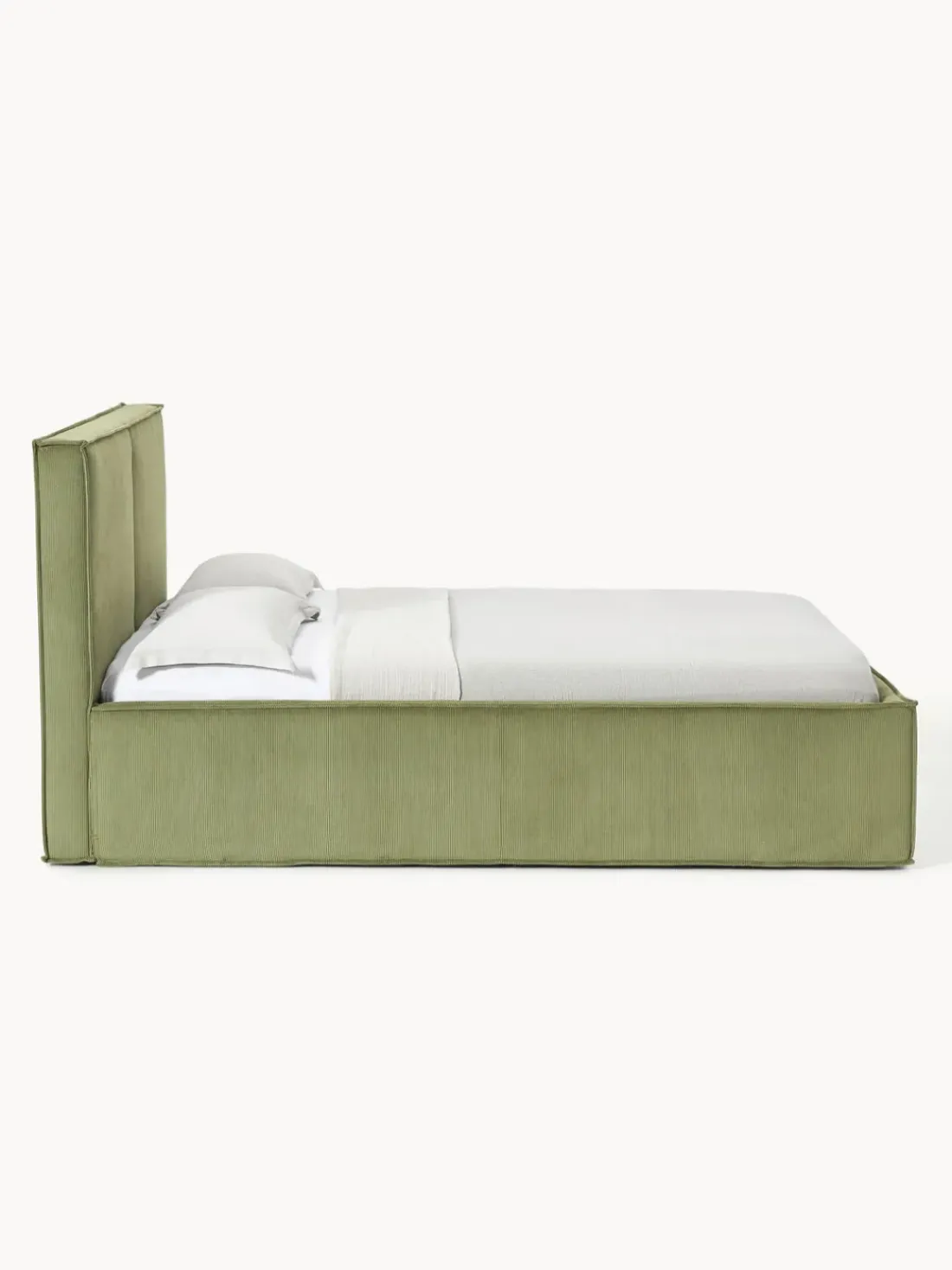 Cama tapizada de pana Dream