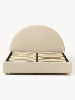Cama tapizada Ebba, con espacio de almacenamiento