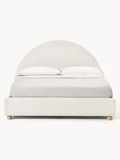 Cama tapizada Ebba, con espacio de almacenamiento