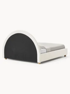 Cama tapizada Ebba, con espacio de almacenamiento