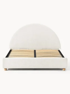 Cama tapizada Ebba, con espacio de almacenamiento