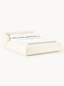 Cama tapizada en borreguillo Sofia