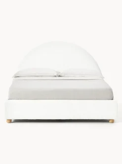 Cama tapizada en borreguillo Ebba