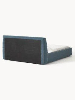 Cama tapizada en tejido bouclé con espacio de almacenaje Cloud