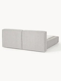 Cama tapizada en tejido bouclé Lennon
