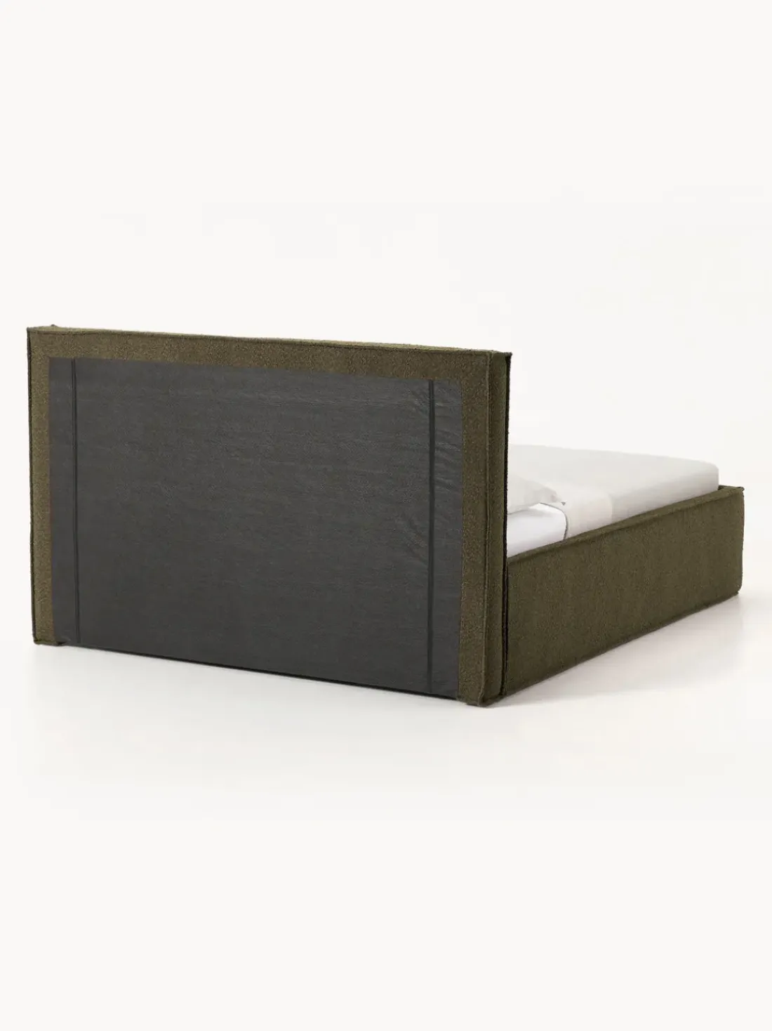 Cama tapizada en tejido bouclé Dream