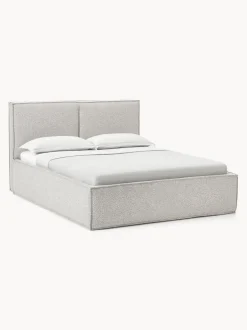 Cama tapizada en tejido bouclé Dream