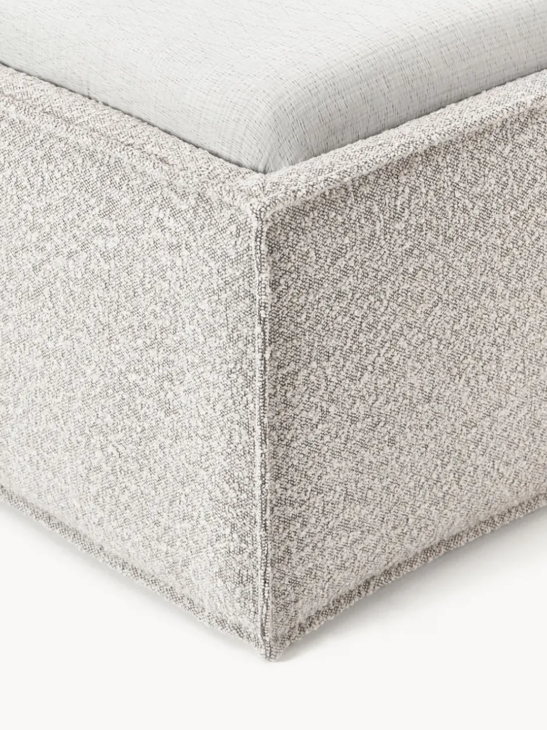 Cama tapizada en tejido bouclé Dream