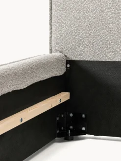 Cama tapizada en tejido bouclé Dream