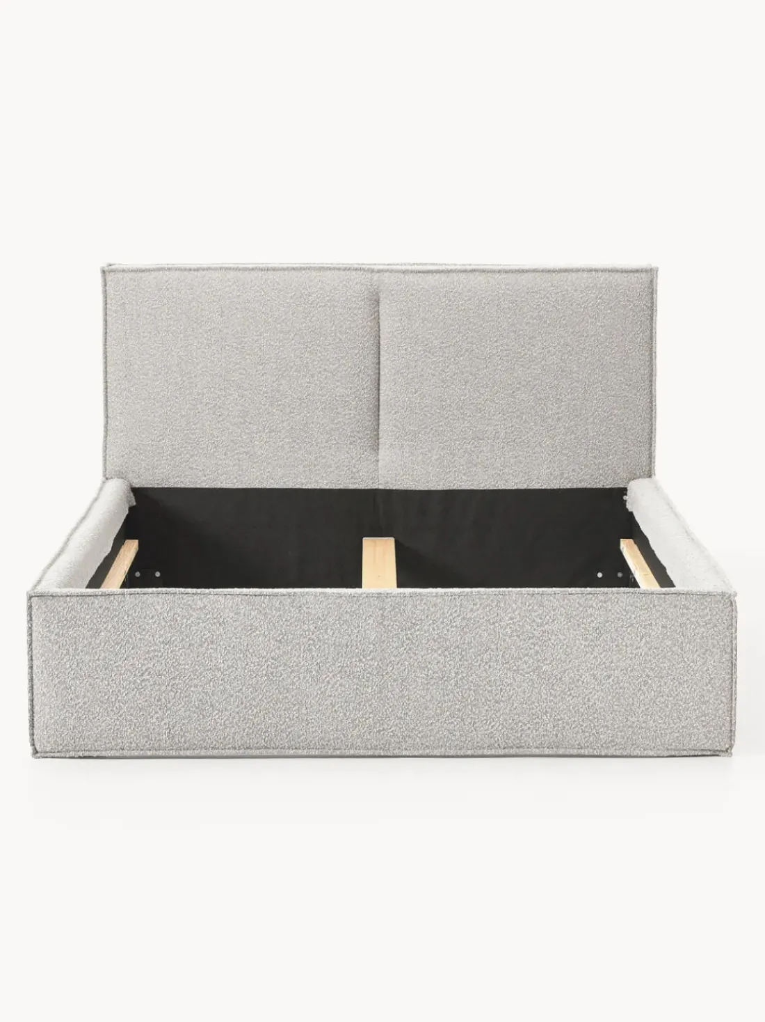 Cama tapizada en tejido bouclé Dream