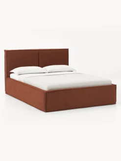 Cama tapizada en tejido bouclé Dream