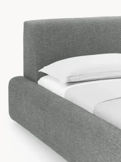 Cama tapizada Melva, con espacio de almacenamiento