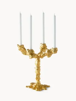 Candelabro artesanal metal Drip