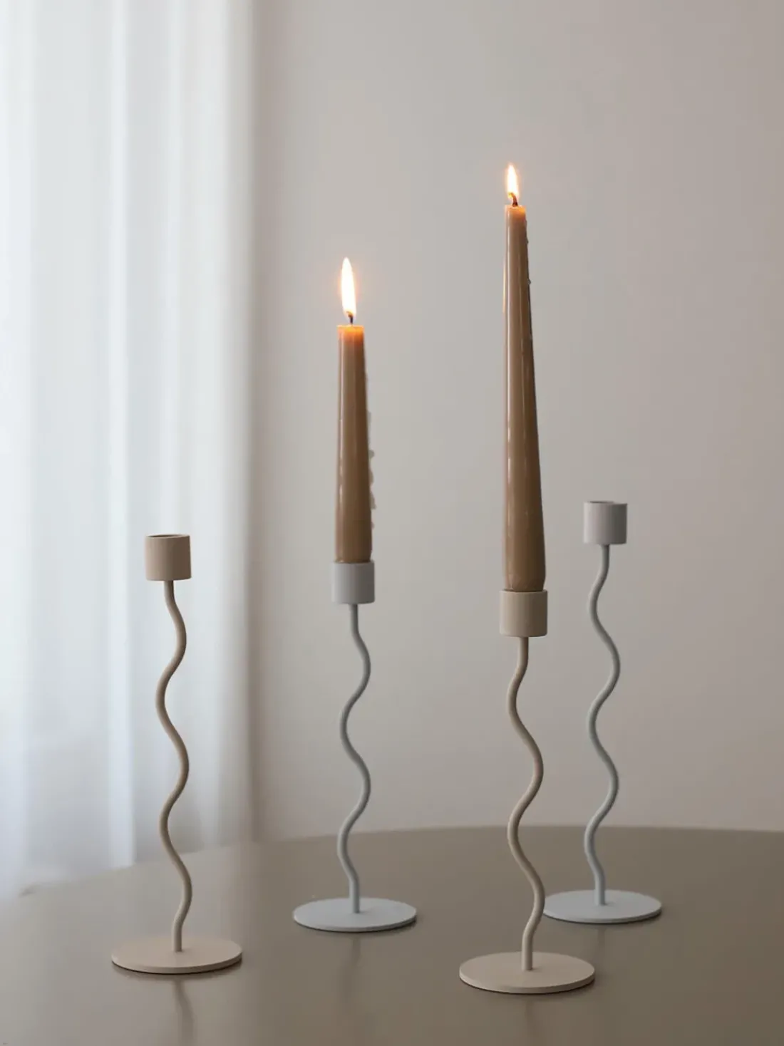 Candelabro Curved, 26 cm