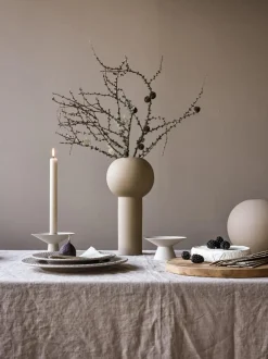 Candelabro de acero inoxidable mate Uma