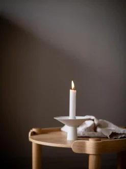 Candelabro de acero inoxidable mate Uma