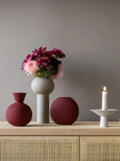 Candelabro de acero inoxidable mate Uma