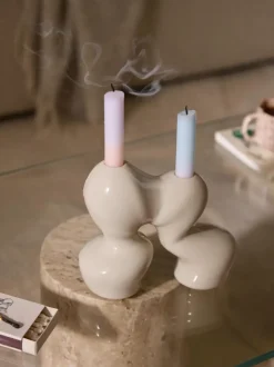 Candelabro de gres Madhuri