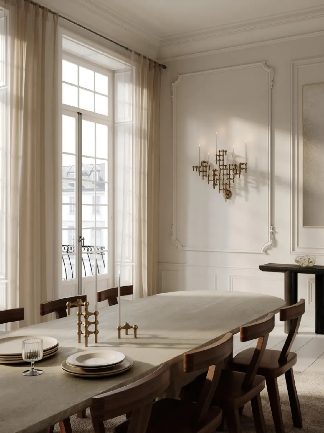 Candelabro de pared Stoff Nagel