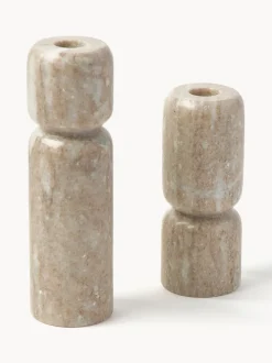 Candelabros de mármol Como, 2 uds.