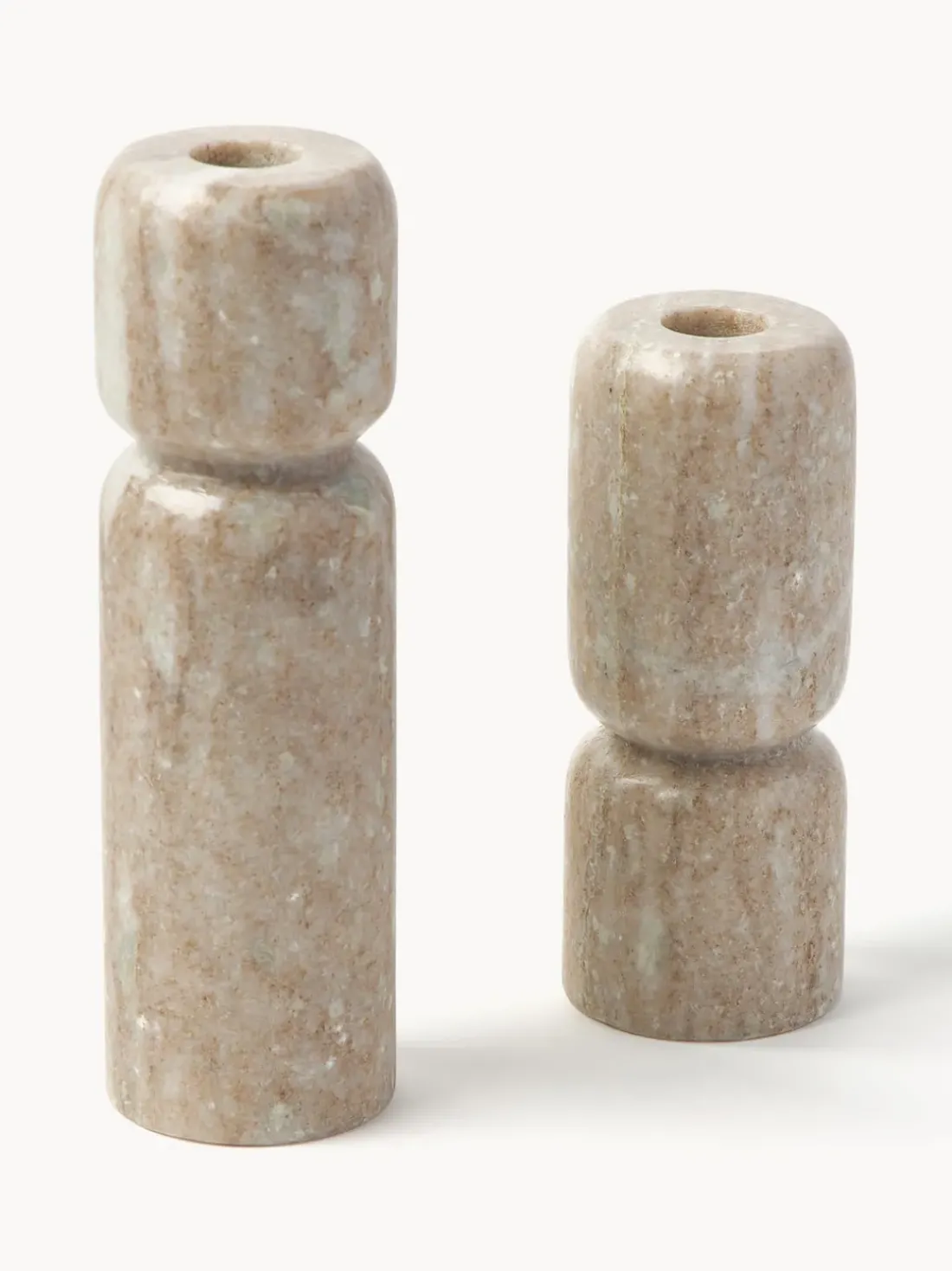 Candelabros de mármol Como, 2 uds.