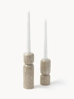 Candelabros de mármol Como, 2 uds.