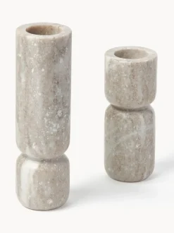 Candelabros de mármol Como, 2 uds.