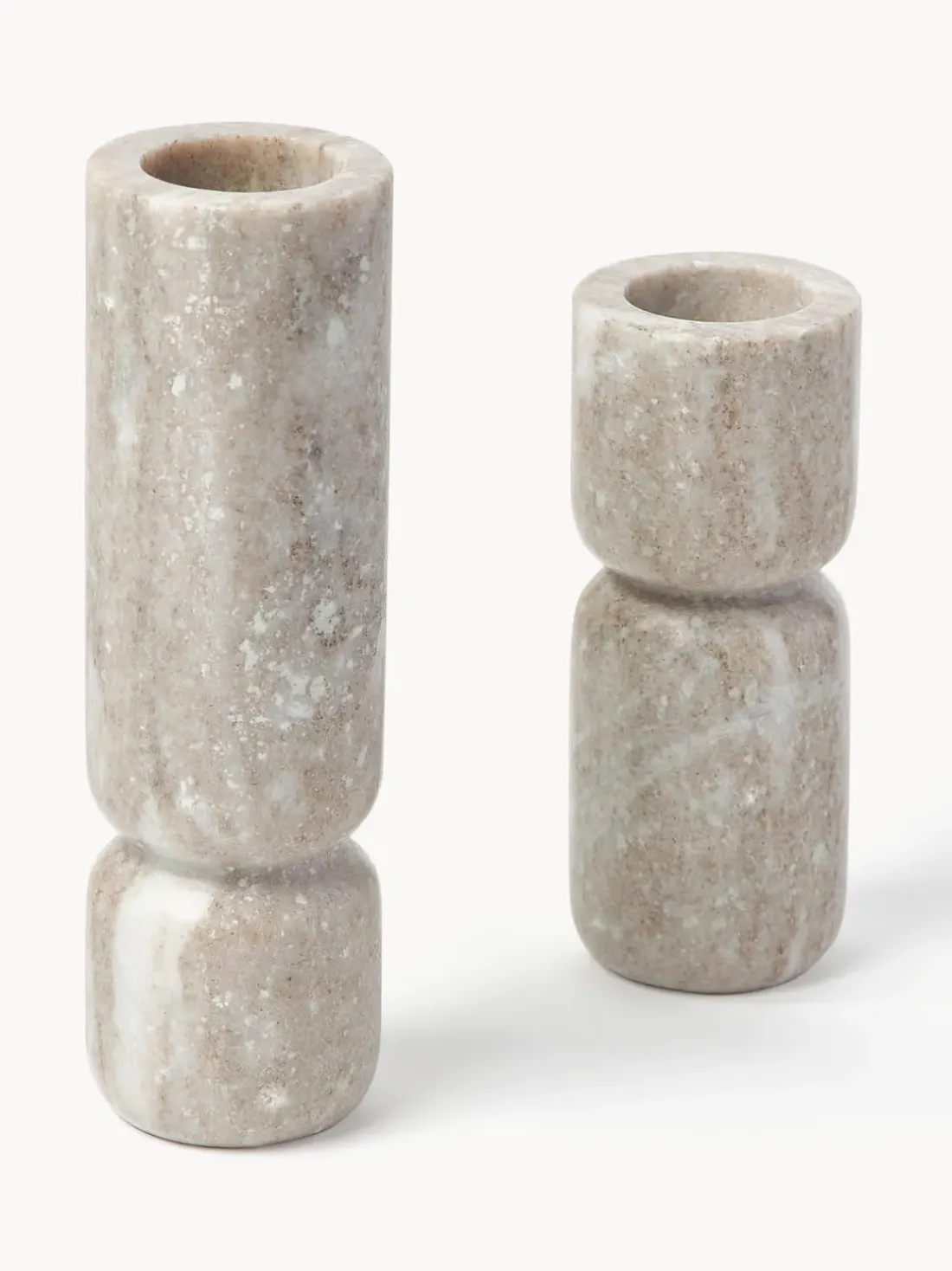 Candelabros de mármol Como, 2 uds.